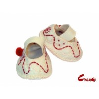 Scarpine Baby DIY kit - Bianco Feltro -