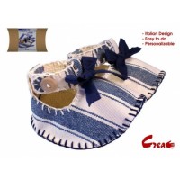 Scarpine Baby DIY kit - Blu Cotone -