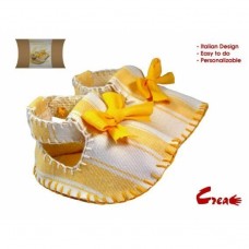 Scarpine Baby DIY kit - Giallo Cotone -