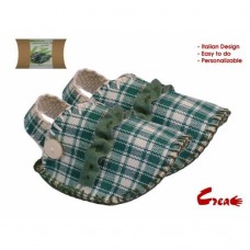 Scarpine Baby DIY kit - Verde Cotone -