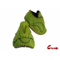 Scarpine Baby DIY kit - Verde Feltro -